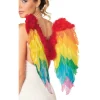 Alas con Plumas Arcoíris