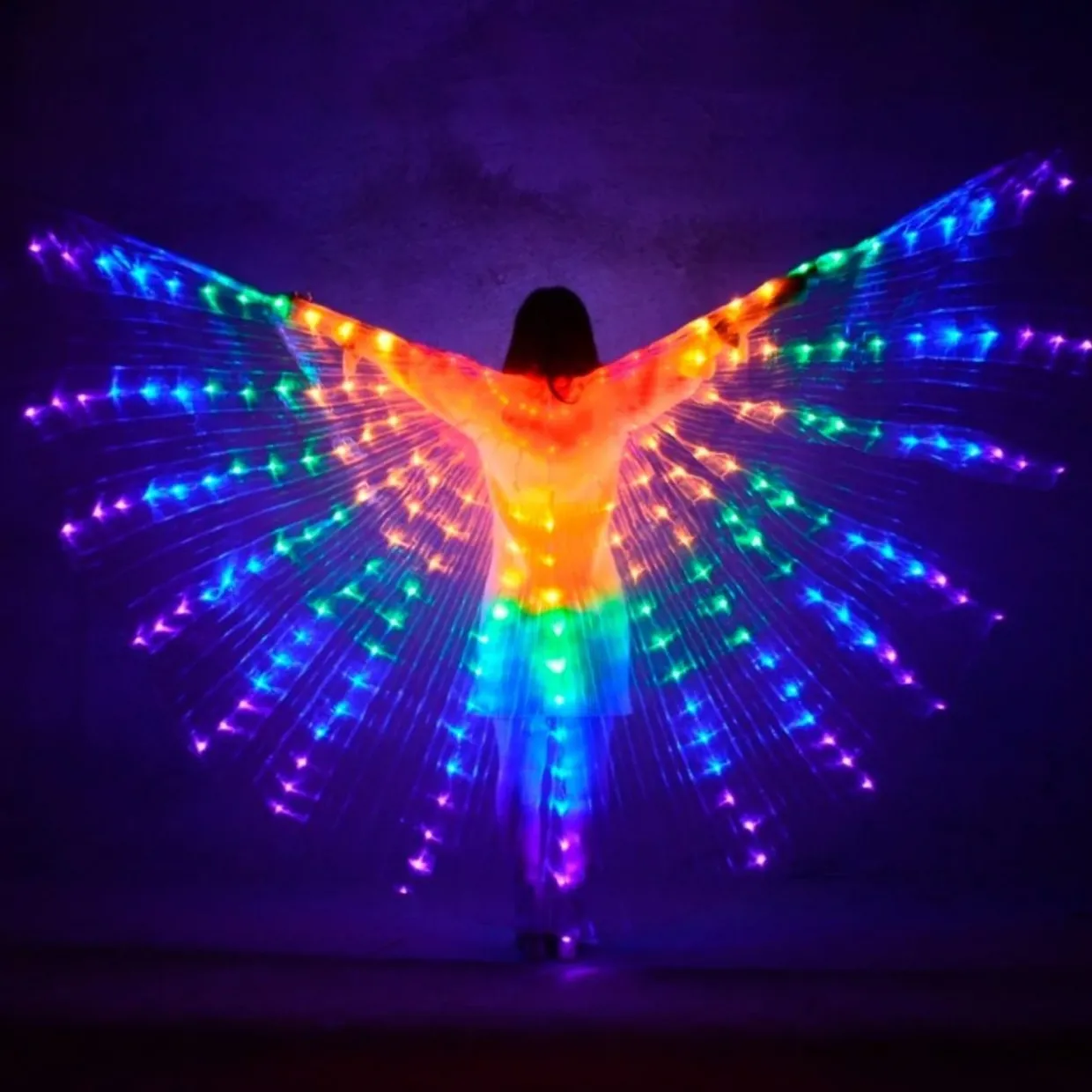 Alas de Isis Gigantes Luces para novias y bodas