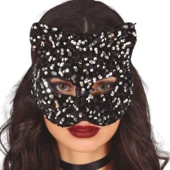 Antifaz de Gato Lentejuelas