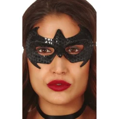 Antifaz de Superheroína Negro