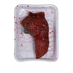 Bandeja con Pulmón ensangrentado