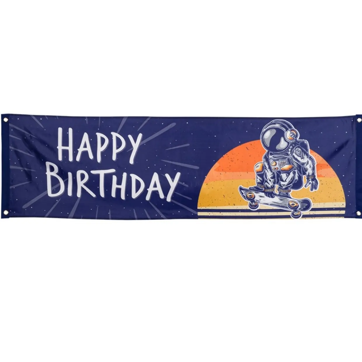 Bandera Astronauta de Cumpleaños
