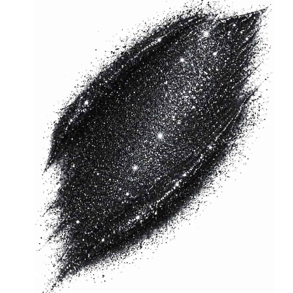 Barra de Maquillaje Glitter Purpurina Negro