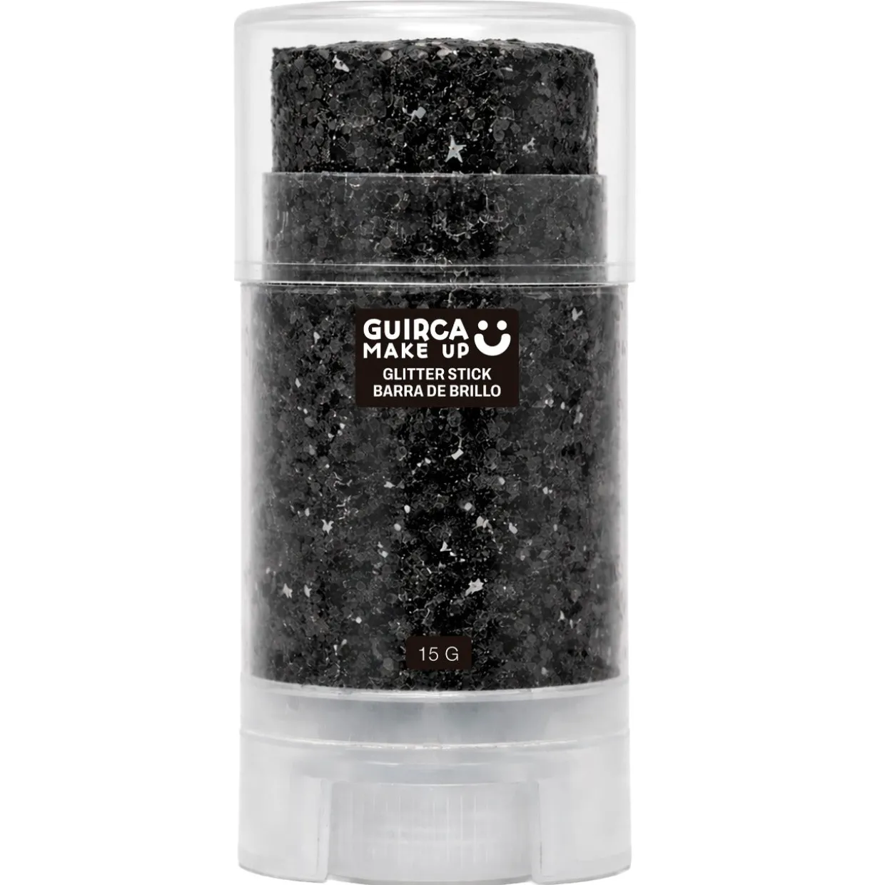 Barra de Maquillaje Glitter Purpurina Negro