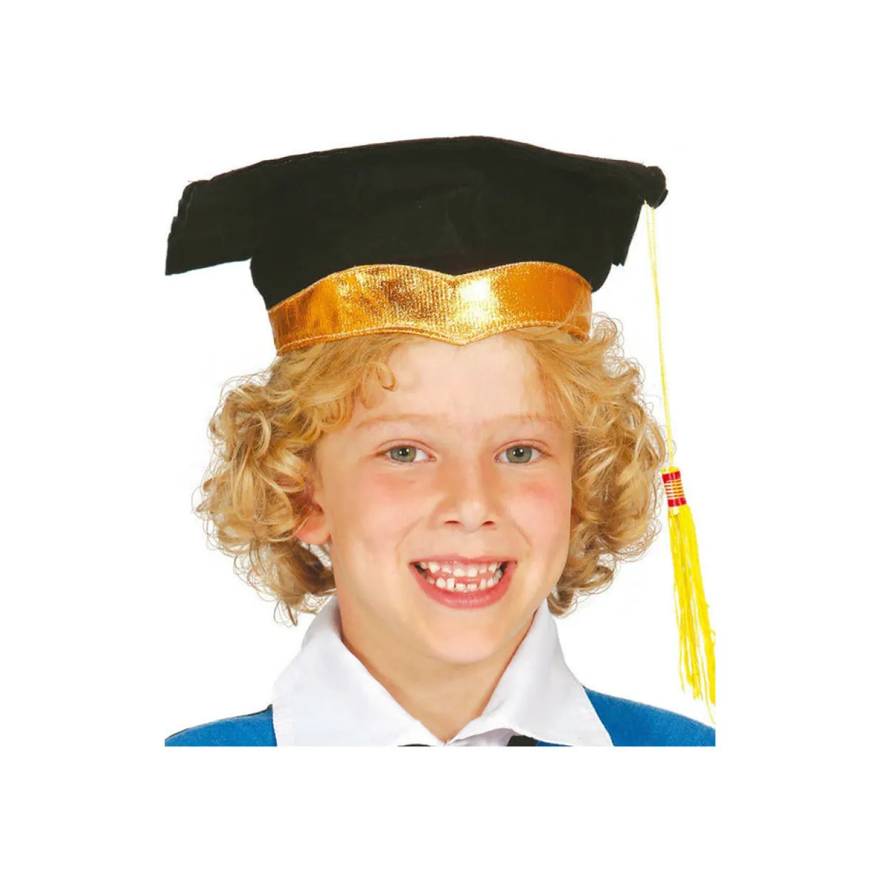 Birrete Graduado Dorado infantil