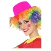 Bombín de Payaso Fucsia Flocado