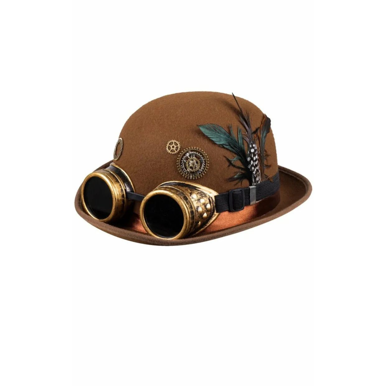 Bombín Steampunk con Gafas