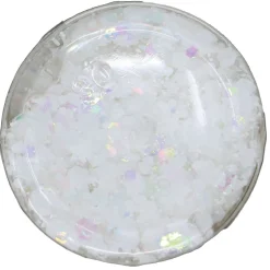 Bote de Glitter en Gel Blanco
