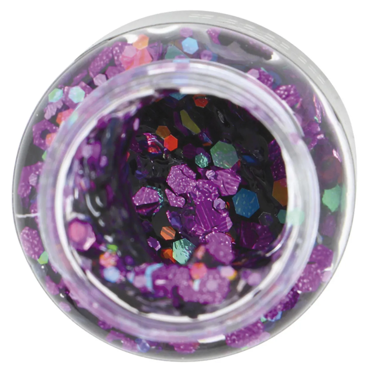 Bote de Glitter en Gel Lila
