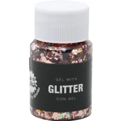 Bote de Glitter en Gel Rosa