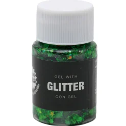 Bote de Glitter en Gel Verde