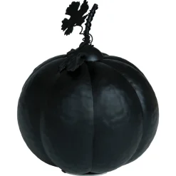 Calabaza Metálica Negra Luminosa