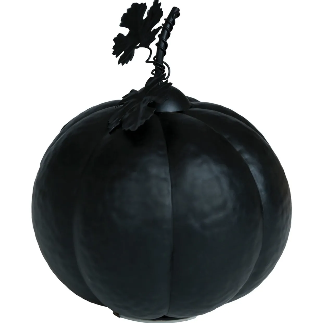 Calabaza Metálica Negra Luminosa
