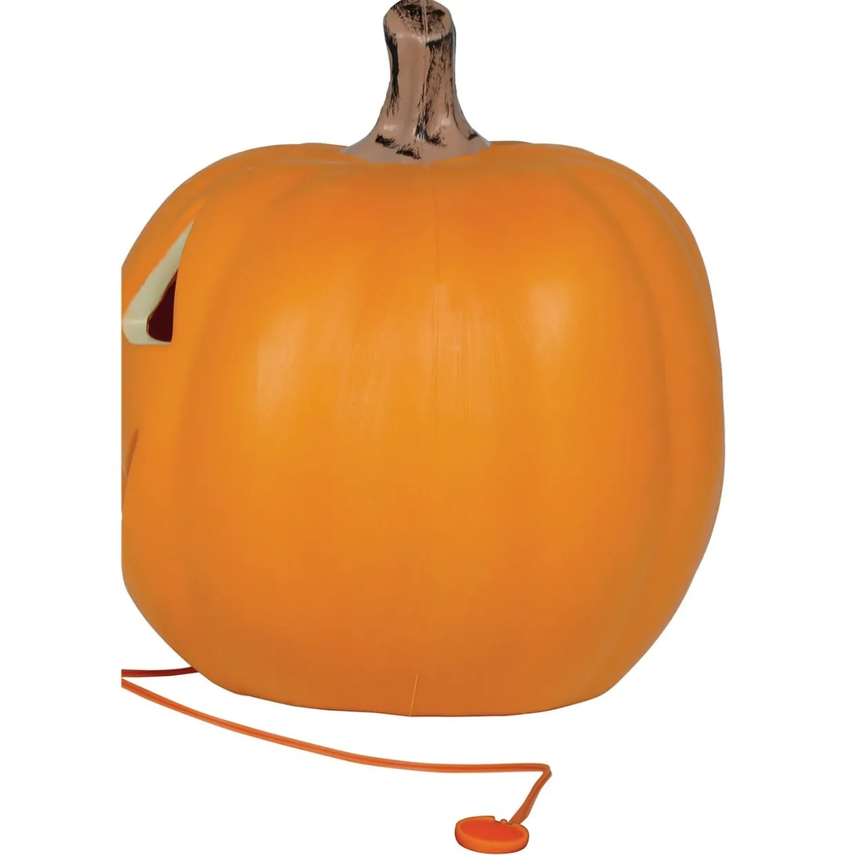 Calabaza Naranja Siniestra con Luz