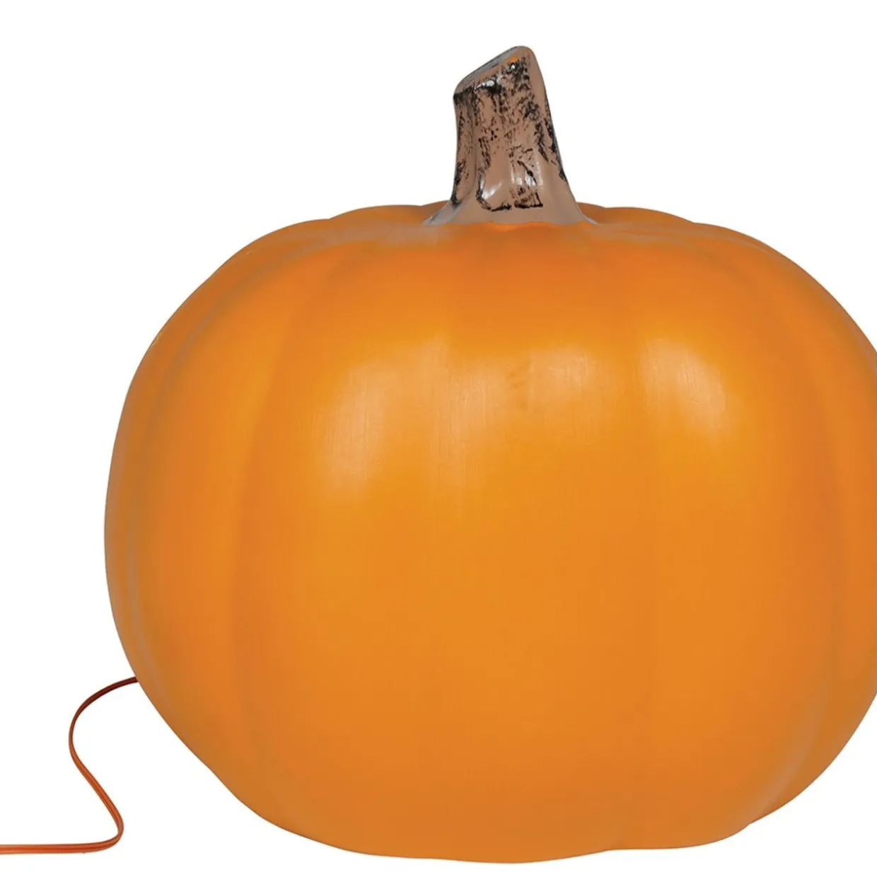 Calabaza Naranja Siniestra con Luz