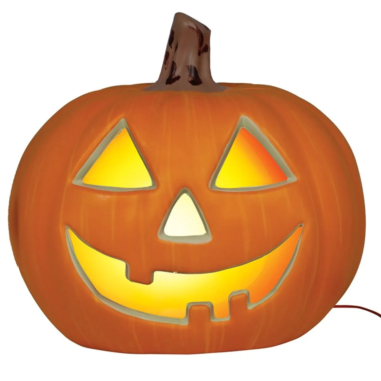 Calabaza Sonriente con Luz