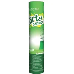 Cañón Confeti Verde Pequeño