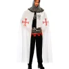 Capa de Caballero Medieval Blanca