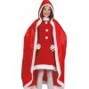 Capa de Mamá Noel infantil