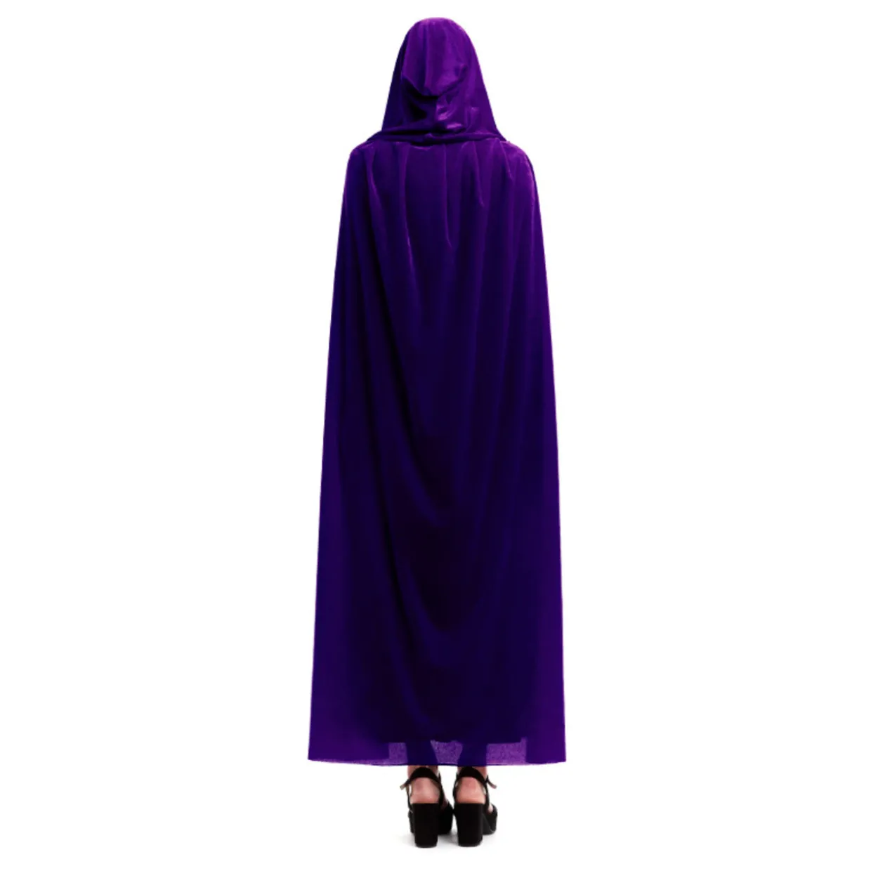 Capa Violeta con Capucha