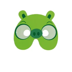 Careta de Cerdito Verde de Videojuego