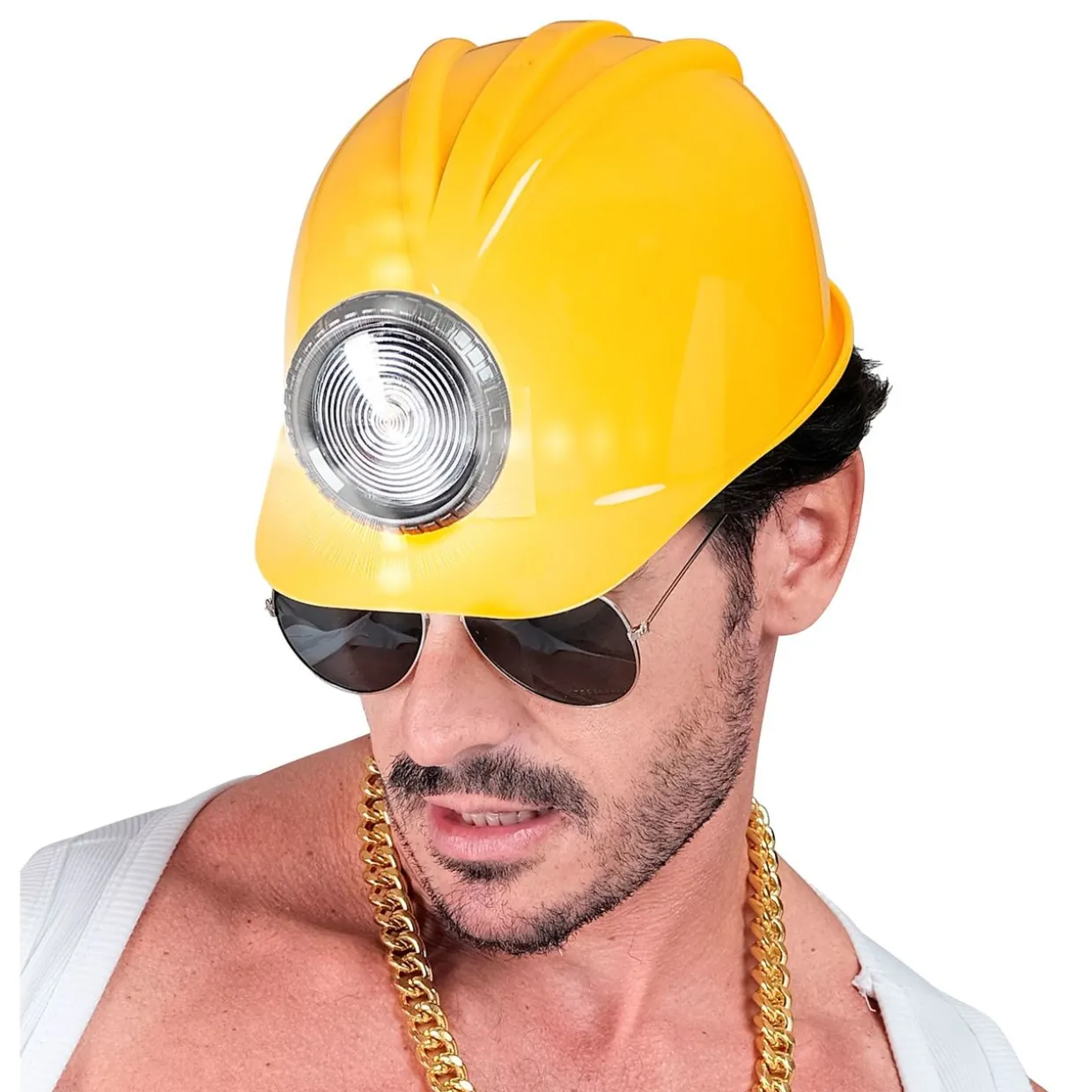 Casco de Obrero con Luz