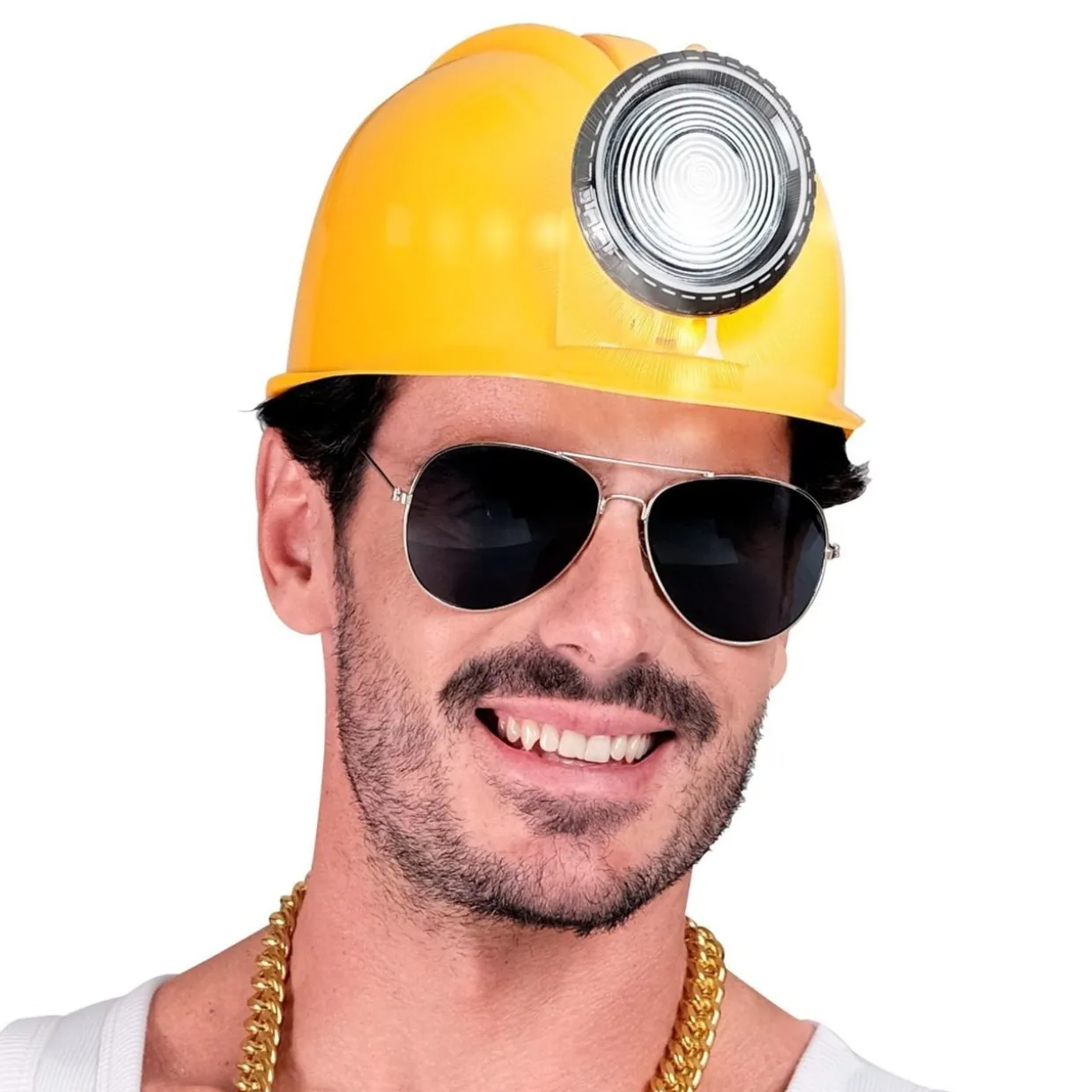 Casco de Obrero con Luz