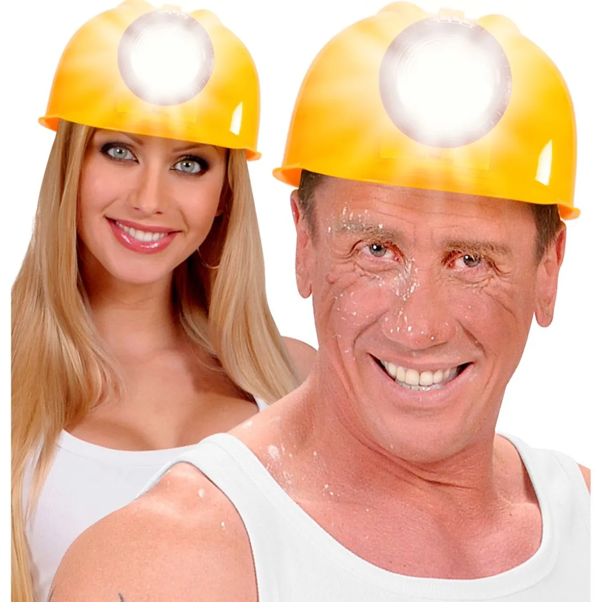 Casco de Obrero con Luz