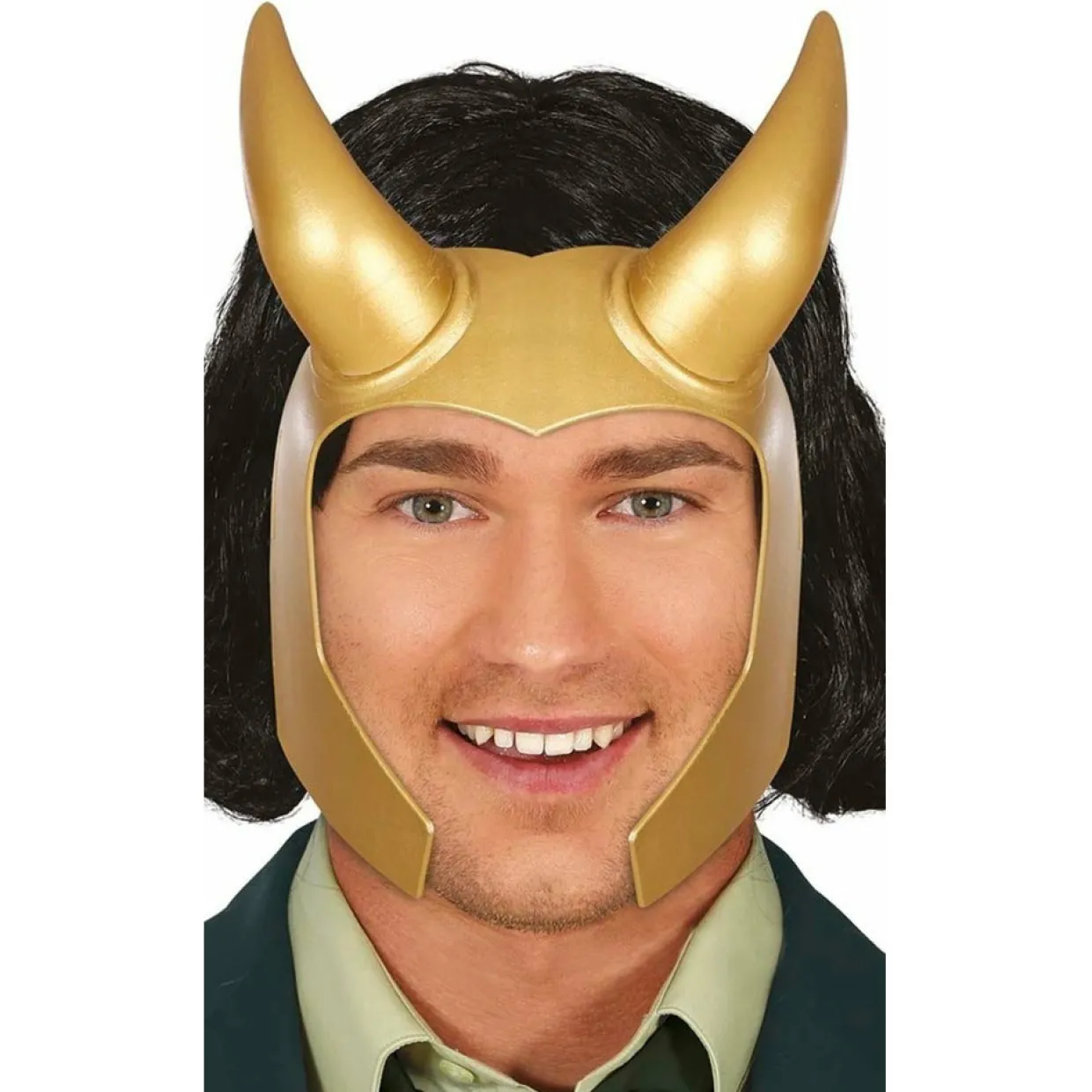 Casco de Superhéroe Loki dorado