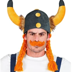 Casco Vikingo con Trenzas