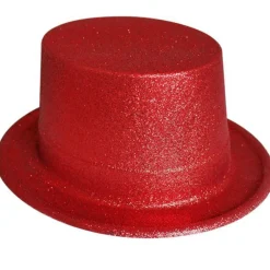 Chistera Roja Purpurina infantil