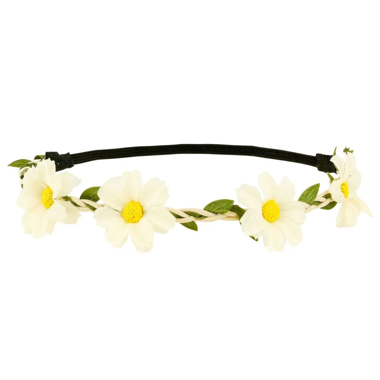 Corona de Flores Blancas Clásica