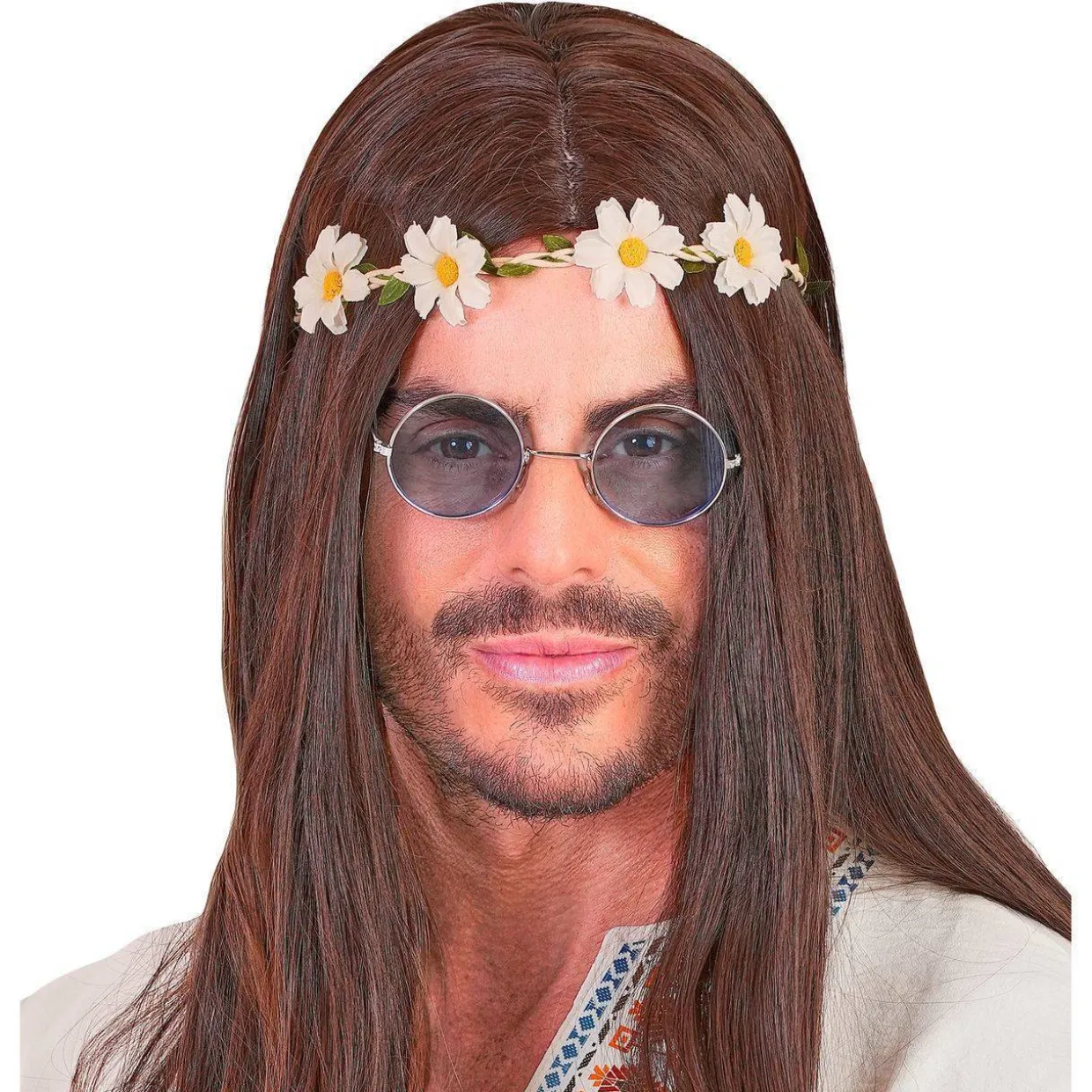 Corona de Flores Blancas Clásica