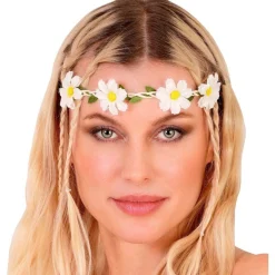 Corona de Flores Blancas Clásica