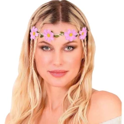 Corona de Flores Lila Clásica