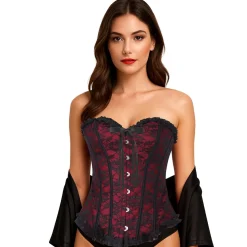 Corset Burdeos Corazón