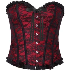 Corset Burdeos Corazón