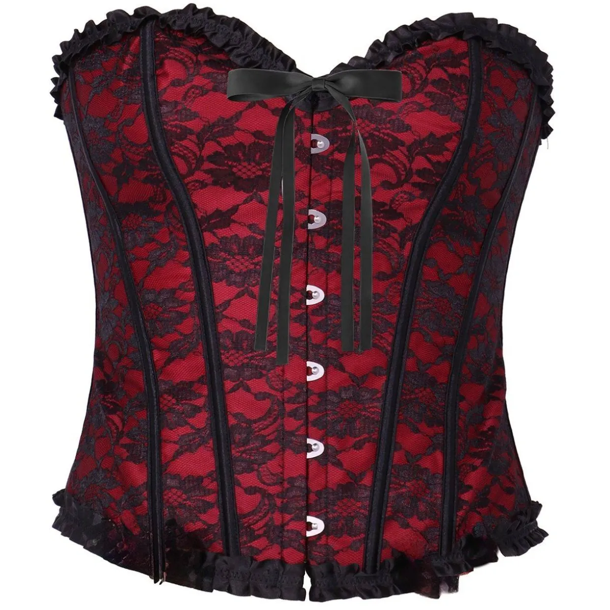 Corset Burdeos Corazón