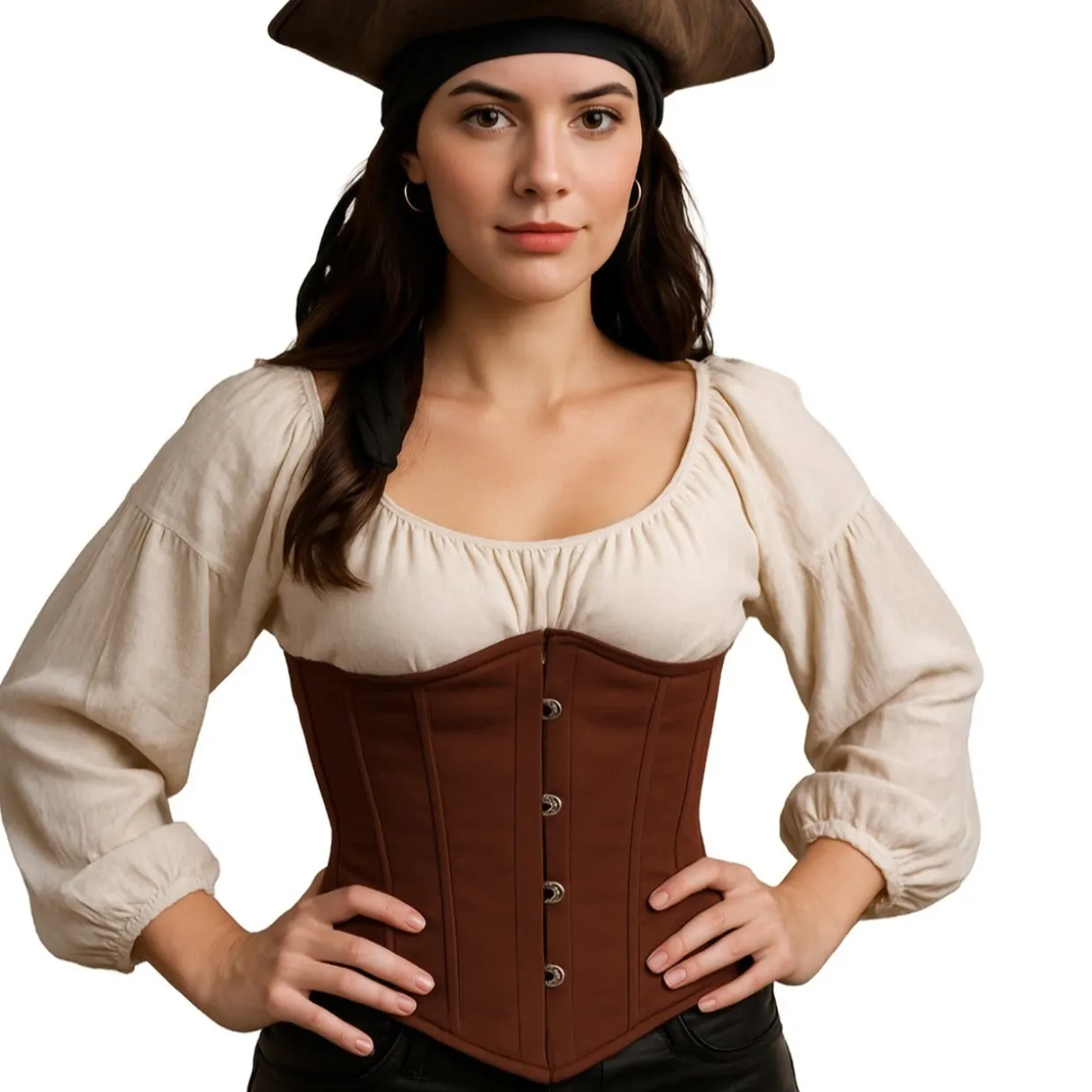 Corset Marrón Bustier
