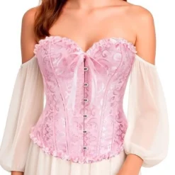 Corset Rosa Palacio con Lazo