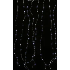 Cortina de Luces 2x1,5m Blanco Frío 300 Led Ext.