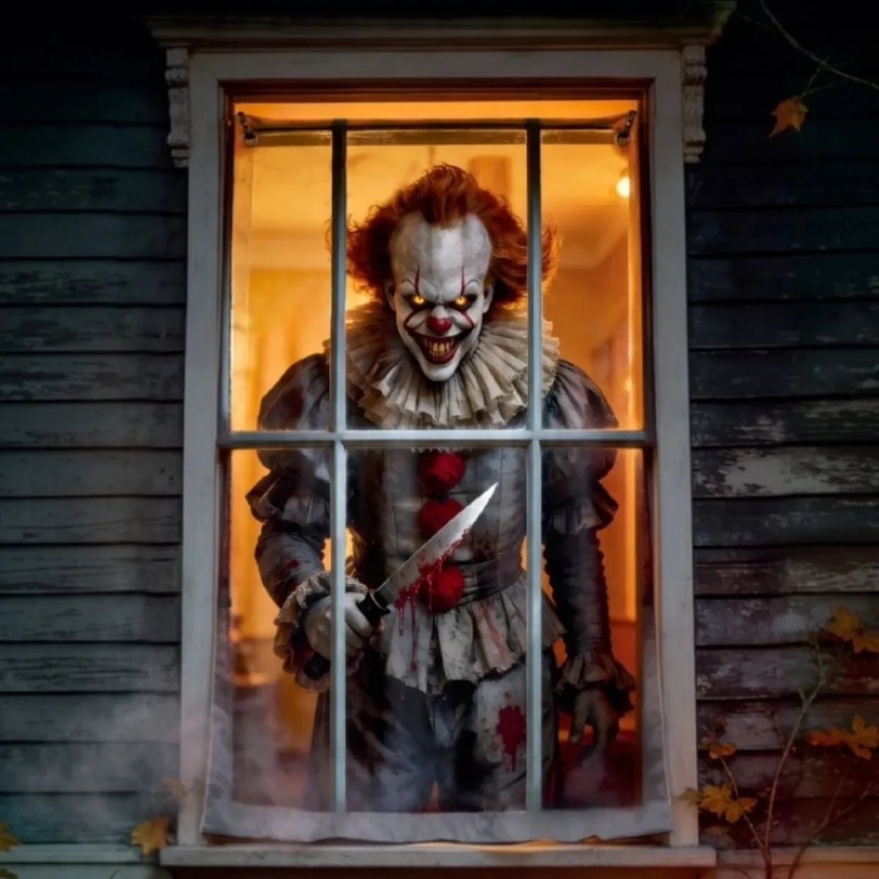 Cortina de Payaso Halloween