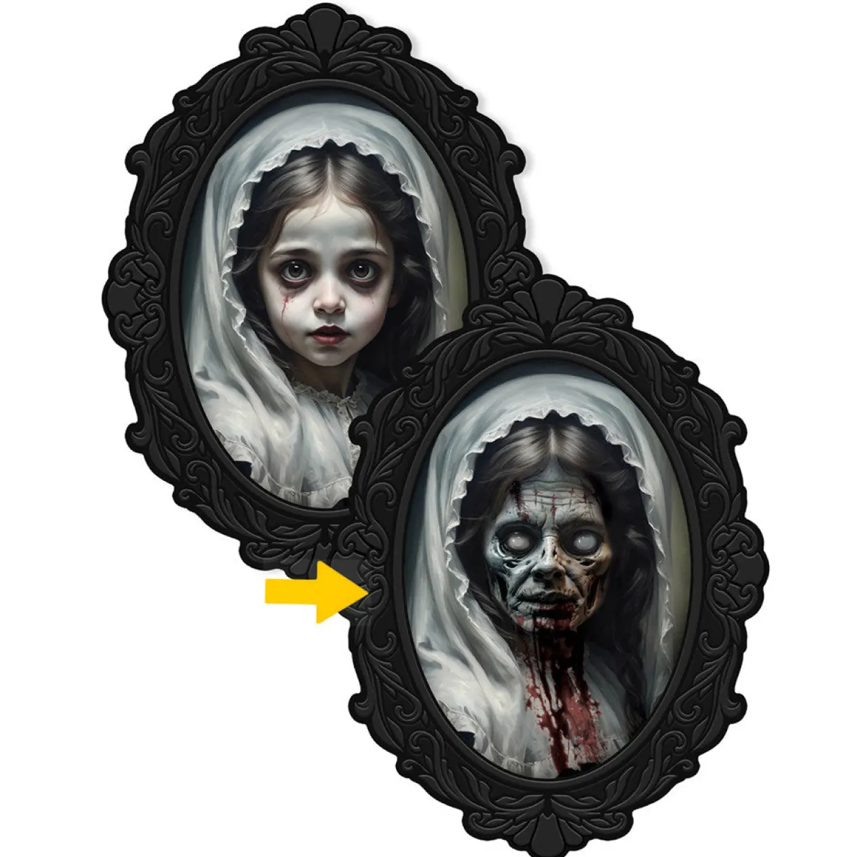 Cuadro de Niña Terrorífica