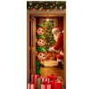 Cubrepuerta de Elfos Navideños