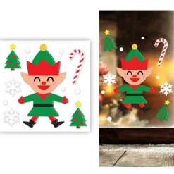 Decoración de Gel Elfo Navideño