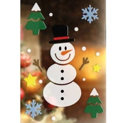 Decoración de Gel Muñeco Nieve