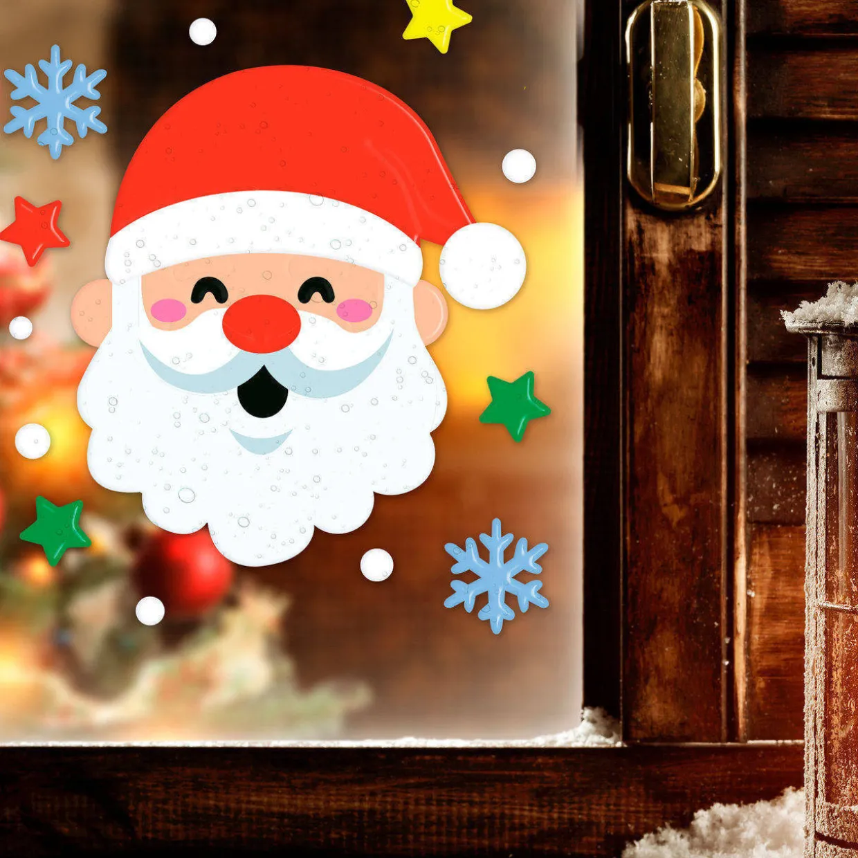 Decoración de Gel Santa Claus