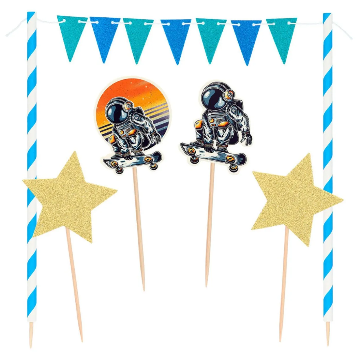 Decoración para Tarta Astronauta