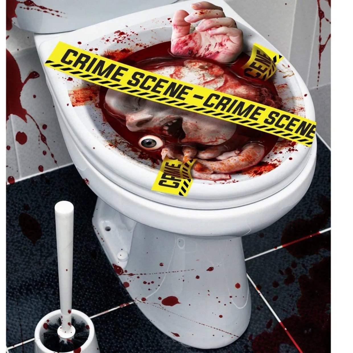 Decoración WC "CRIME SCENE"