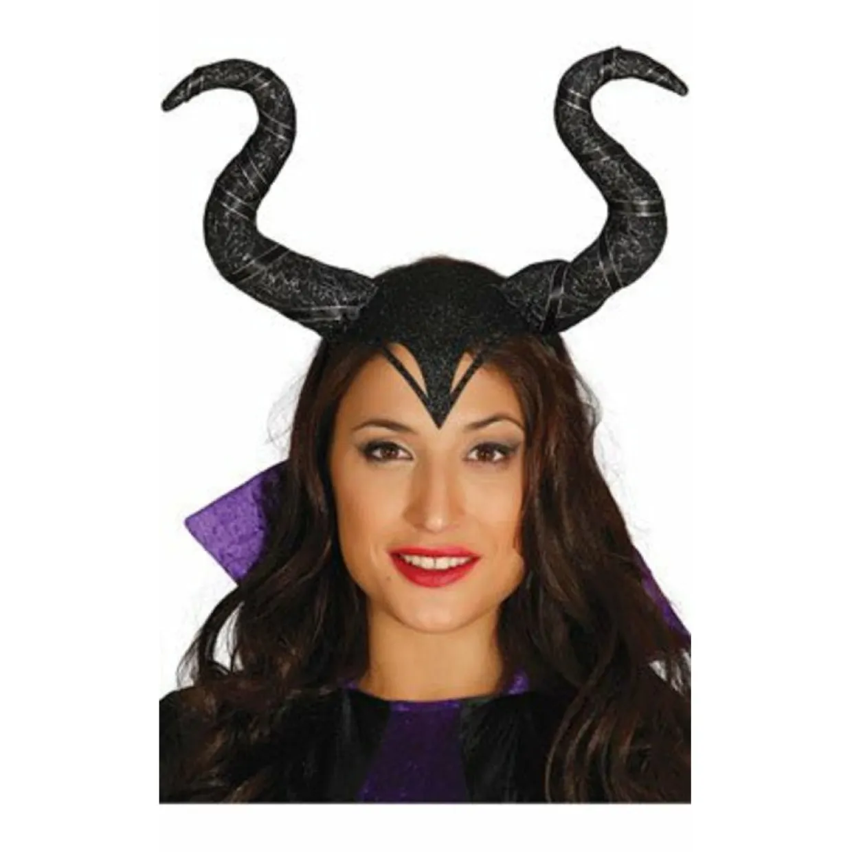 Diadema Cuernos Maléfica Deluxe